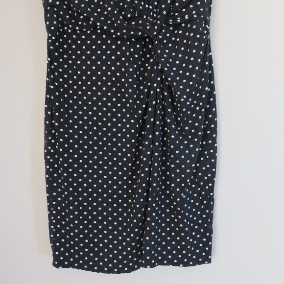 Merona Polka Dot Jersey Dress | Black & White - Picture 4 of 10